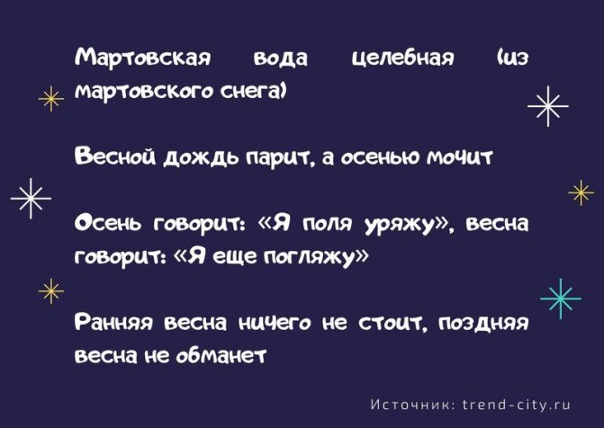 Поговорки о весне 5