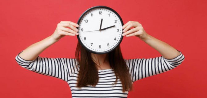 Выбор времени публикации в инстаграм